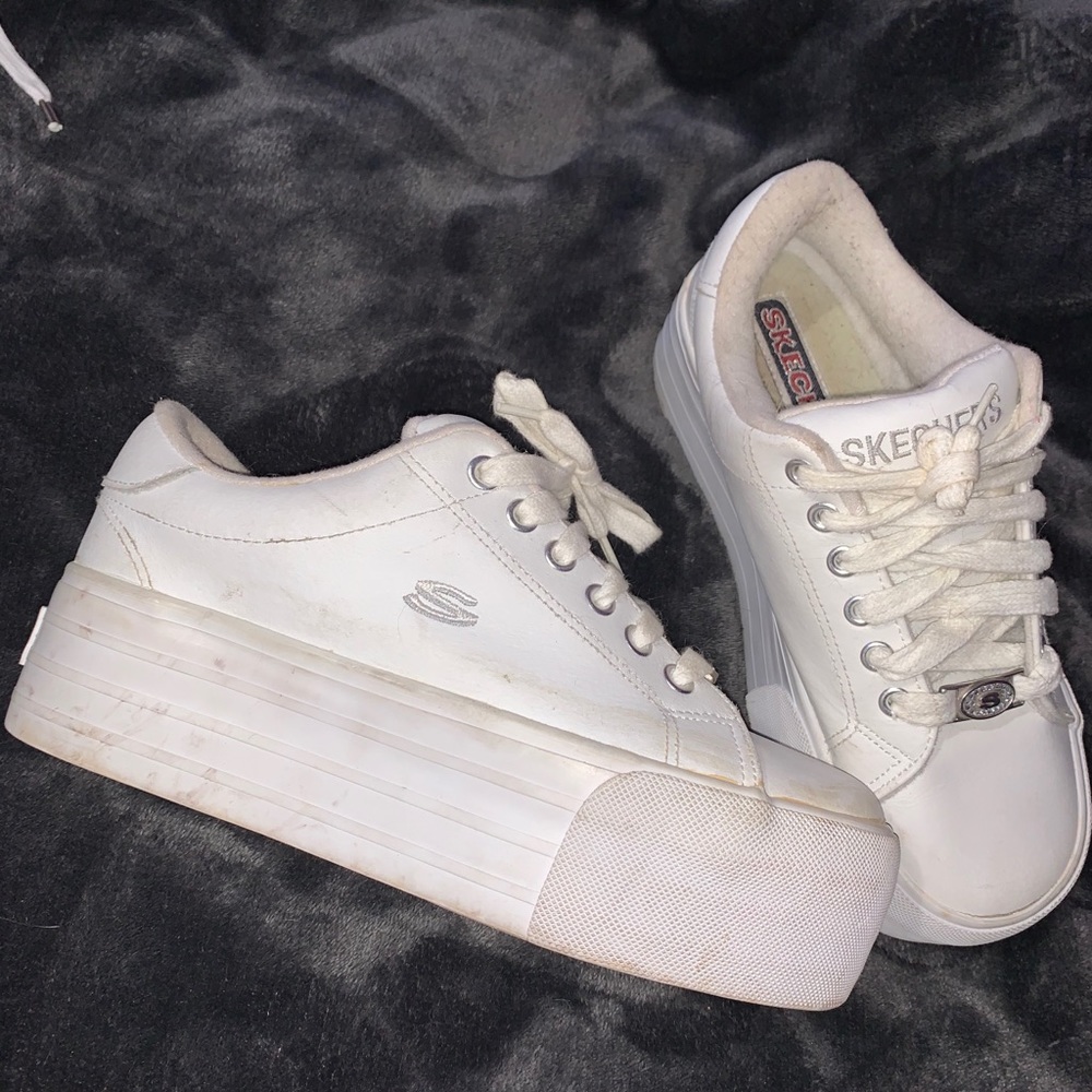 Sketchers platform sneakers